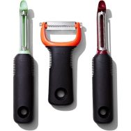 OXO Good Grips - Juego de peladores de 3 piezas