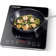 AMZCHEF Placa de inducción portátil individual