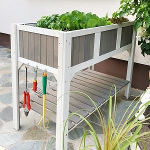 Haba Clara, Jardinera para Huerto urbano de Habau