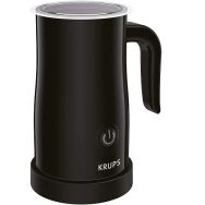 Krups XL1008 - Espumador de leche eléctrico, panel de control one-touch, tapa extraíble, base giratoria de 360 grados, negro
