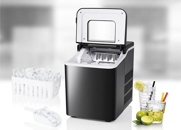 Unold Freeze - Maquina de hielo negra 