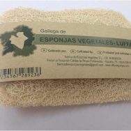 Estropajo de luffa para lavar platos. Esponjas orgánicas