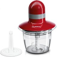 Bosch Hogar MMR08R2 - Picadora, 400 W, Capacidad 0.8 litros, color rojo