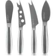 Juego de cuchillos para queso Mini Copenhagen - 4 cuchillos pequeños - Para cada tipo de queso - Acero inoxidable
